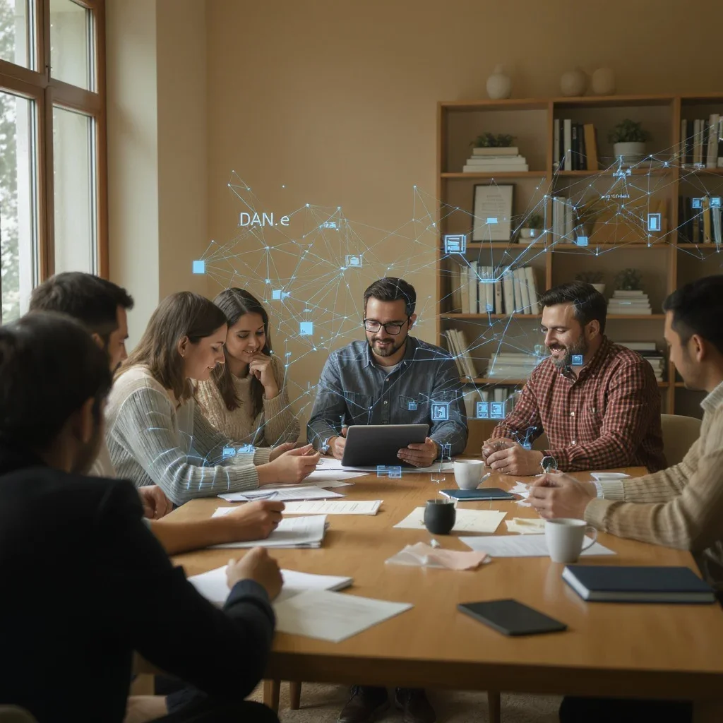 DAN.e native contextual AI supporting educational teams in real school settings