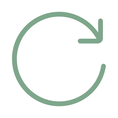Icône représentant un cercle avec une flèche tournant dans le sens antihoraire, symbolisant la recharge ou la synchronisation.