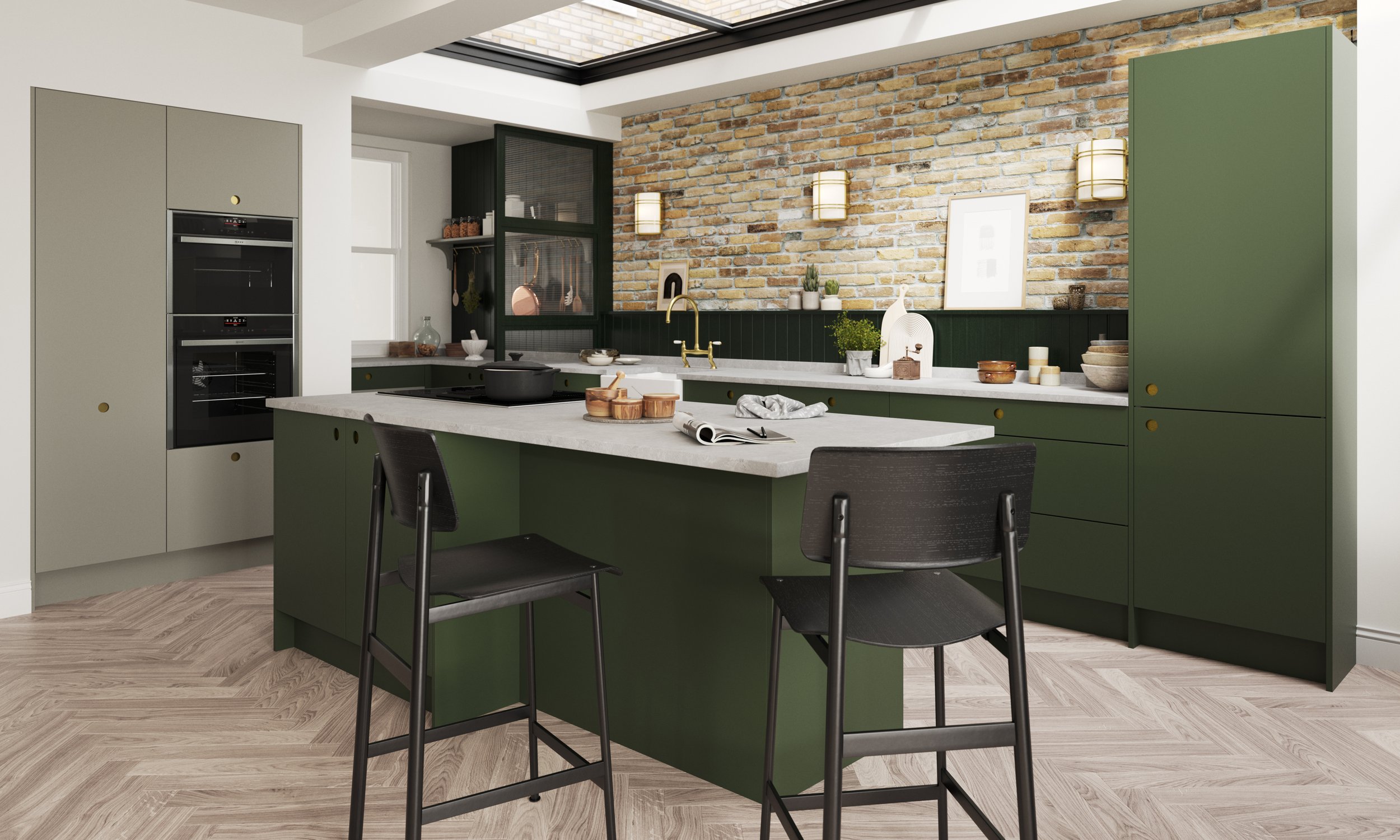 Porter - Portal finished in Bay Green