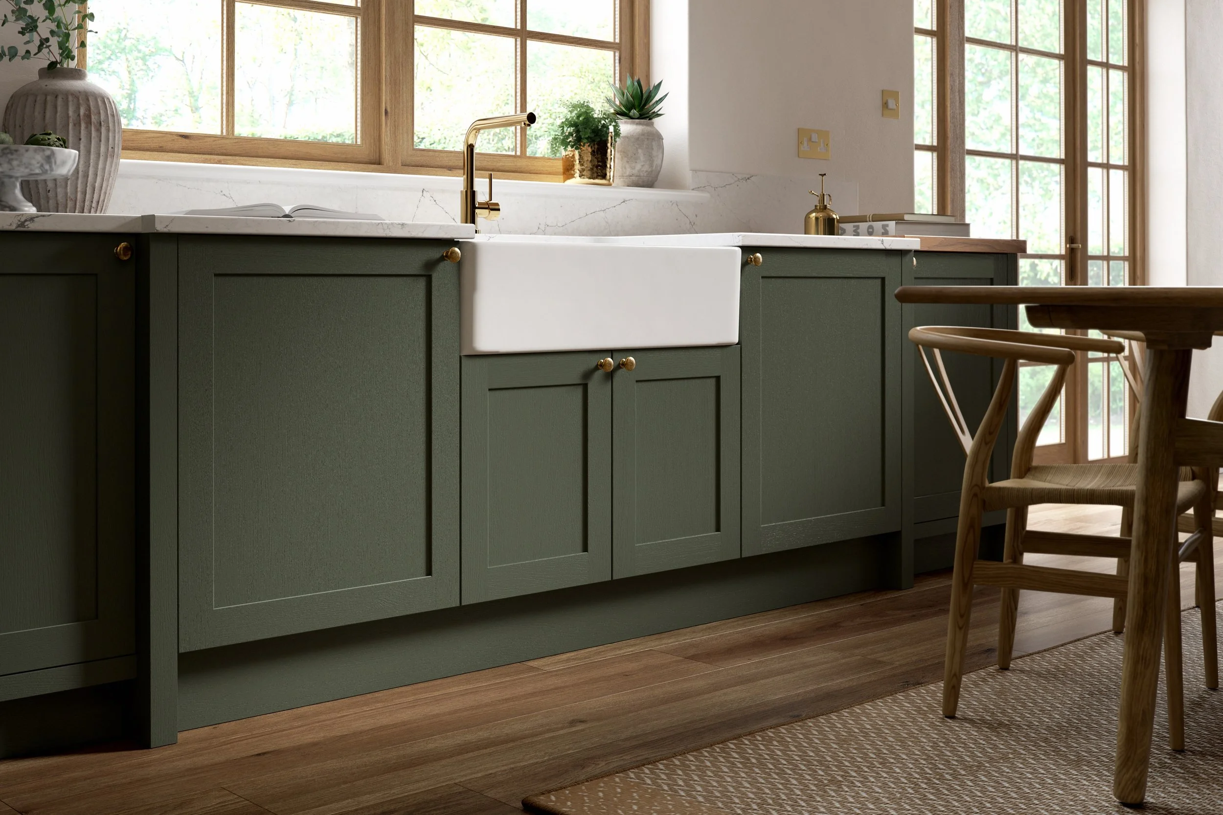 Crathorne Kitchen finished in Regiment