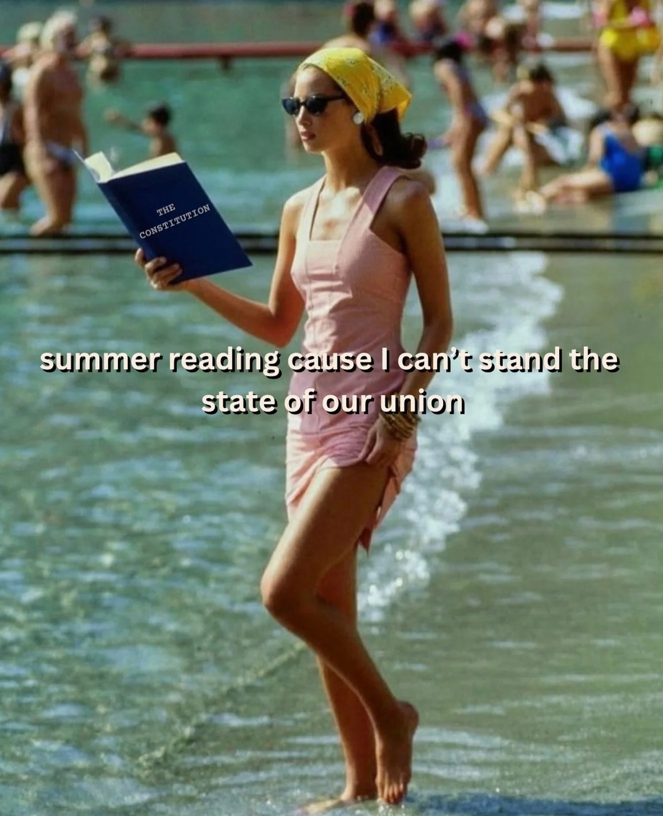 Don&rsquo;t need an Orwell book when we&rsquo;re living in 1984 🌊