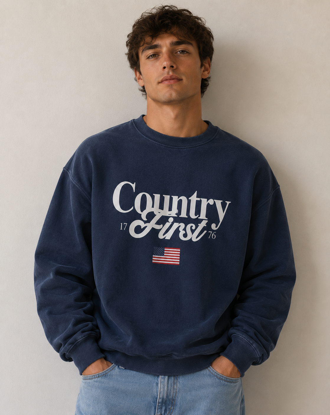 Country First Sweatshirt - Color Options