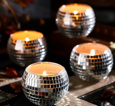 Disco Ball Candle Holder