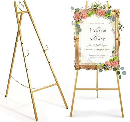Gold Easel Stand