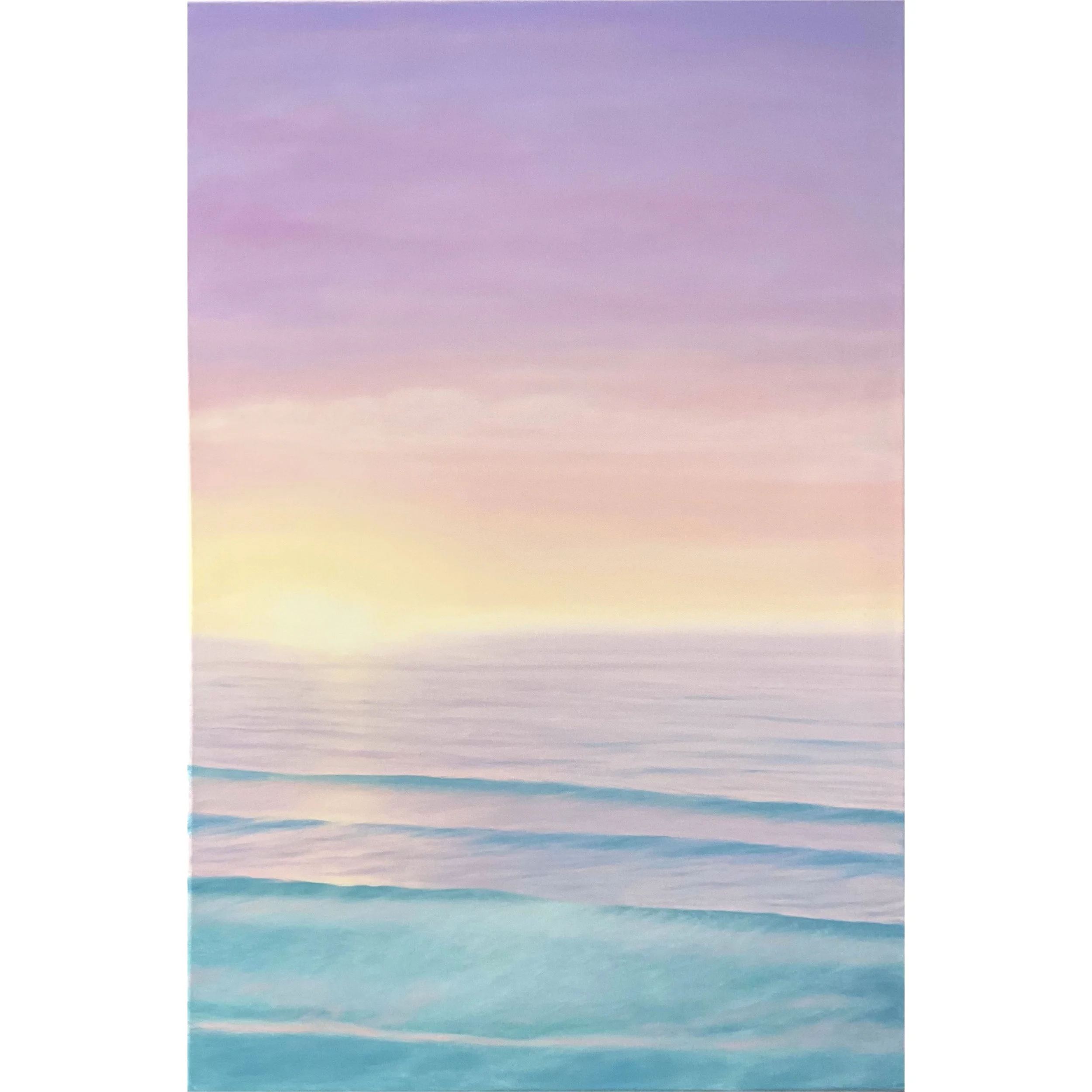 Pastel Seascape | 24" x 36" (91.44 x 60.96 cm) | Oil On Canvas