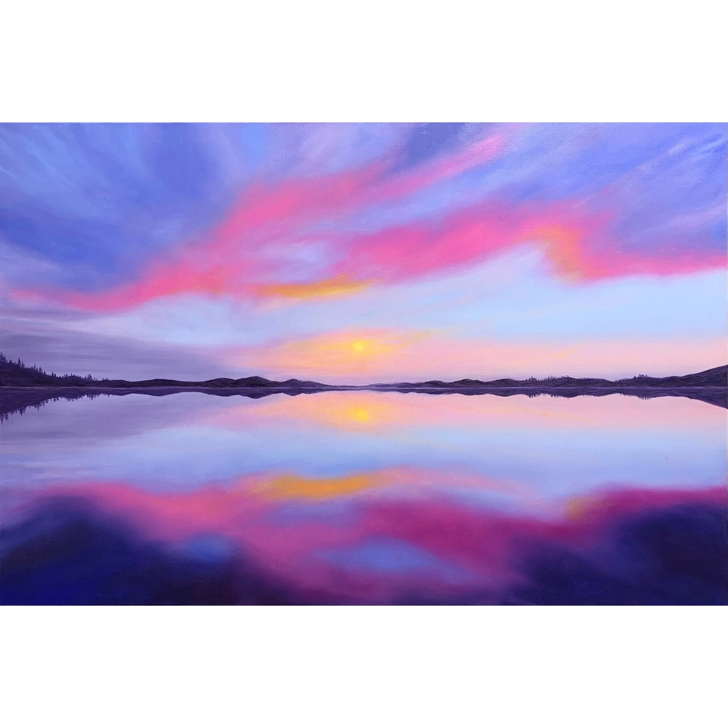 Magic of Sunrise | 24" x 36" (91.44 x 60.96 cm) | Oil On Canvas