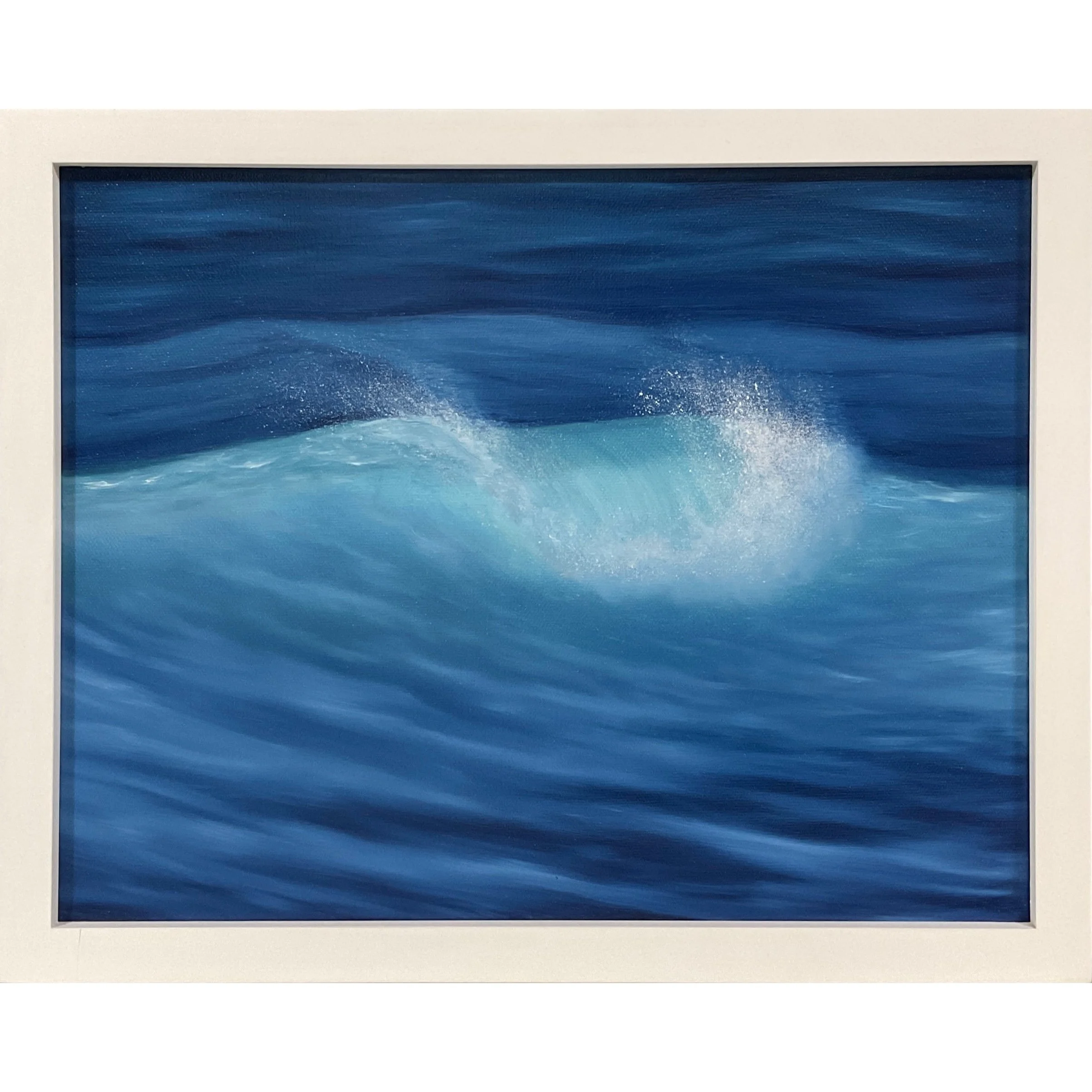 Wave in Motion | 11" x 14" (35.56 x 27.94 cm) | Oil On Canvas | Framed