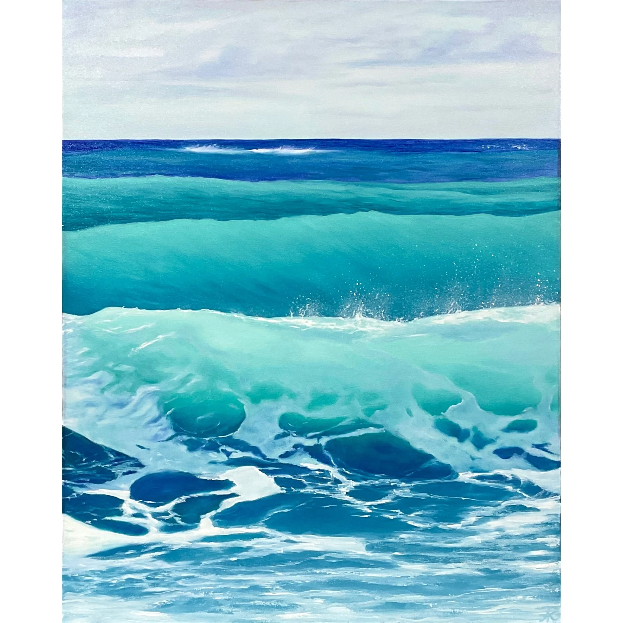 Waves of Harmony | 24" x 30" (60.96 x 76.2 cm) | Oil On Canvas