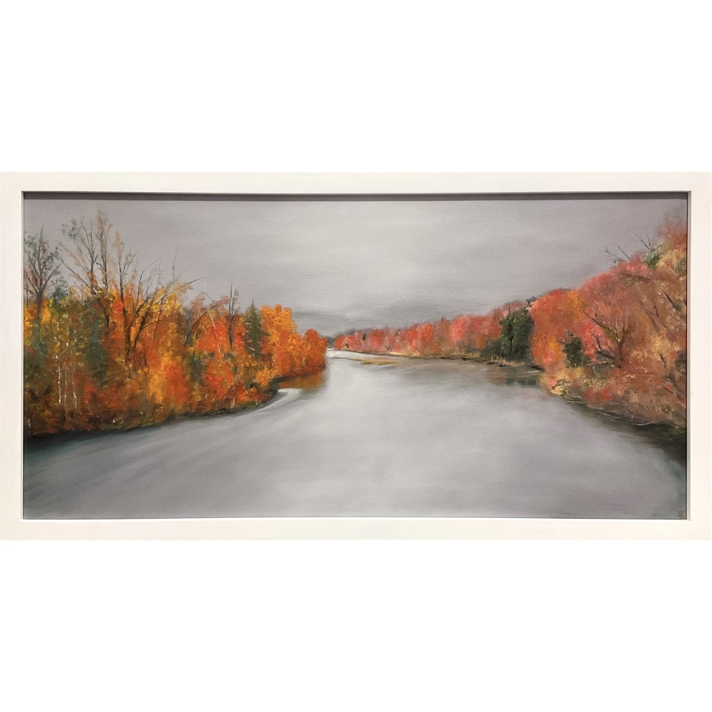 Autumn Colours | 12" x 24" (30.48 x 60.96 cm) | Oil On Canvas | Framed