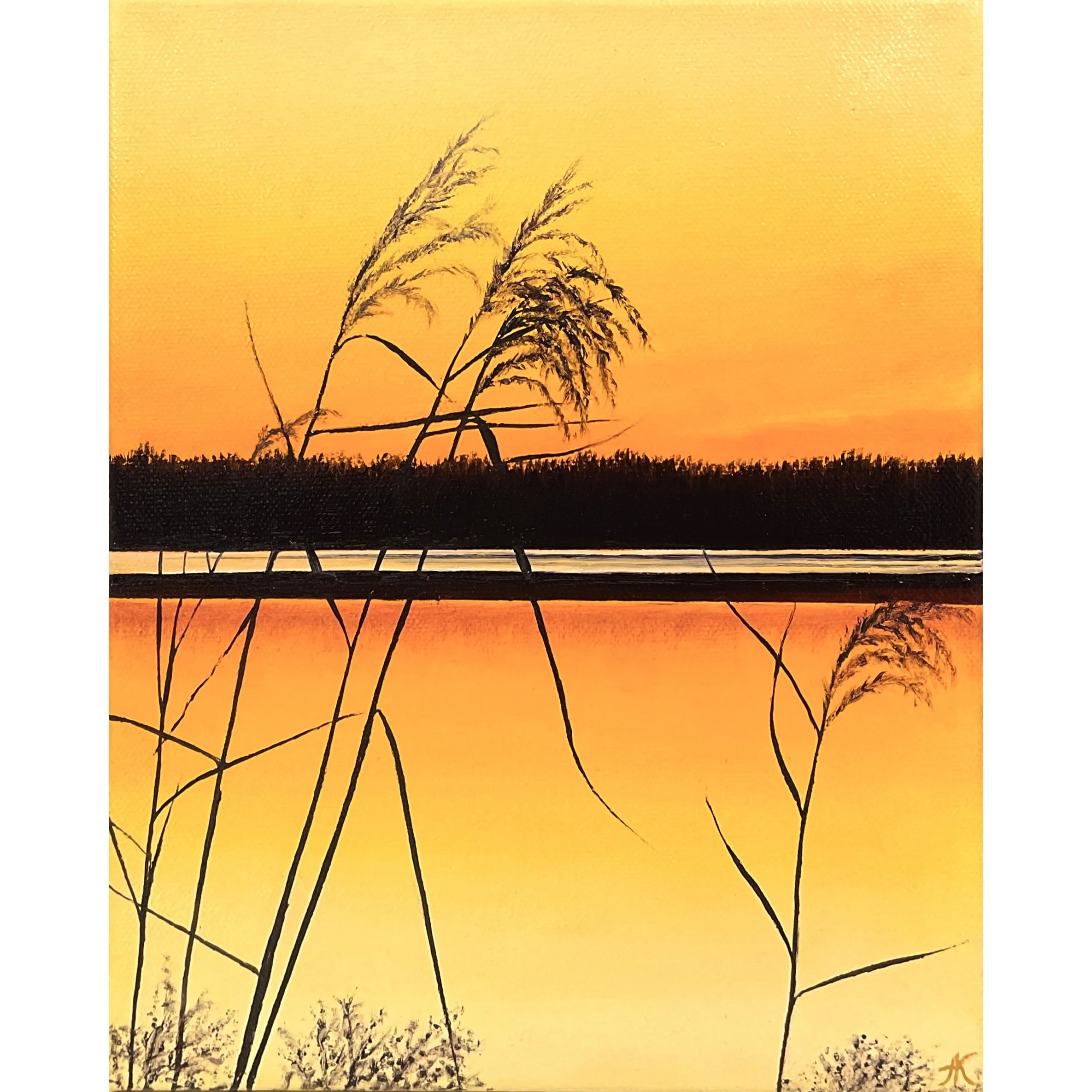 Before Sunrise | 8" x 10" (20.32 x 25.4 cm) | Oil On Canvas