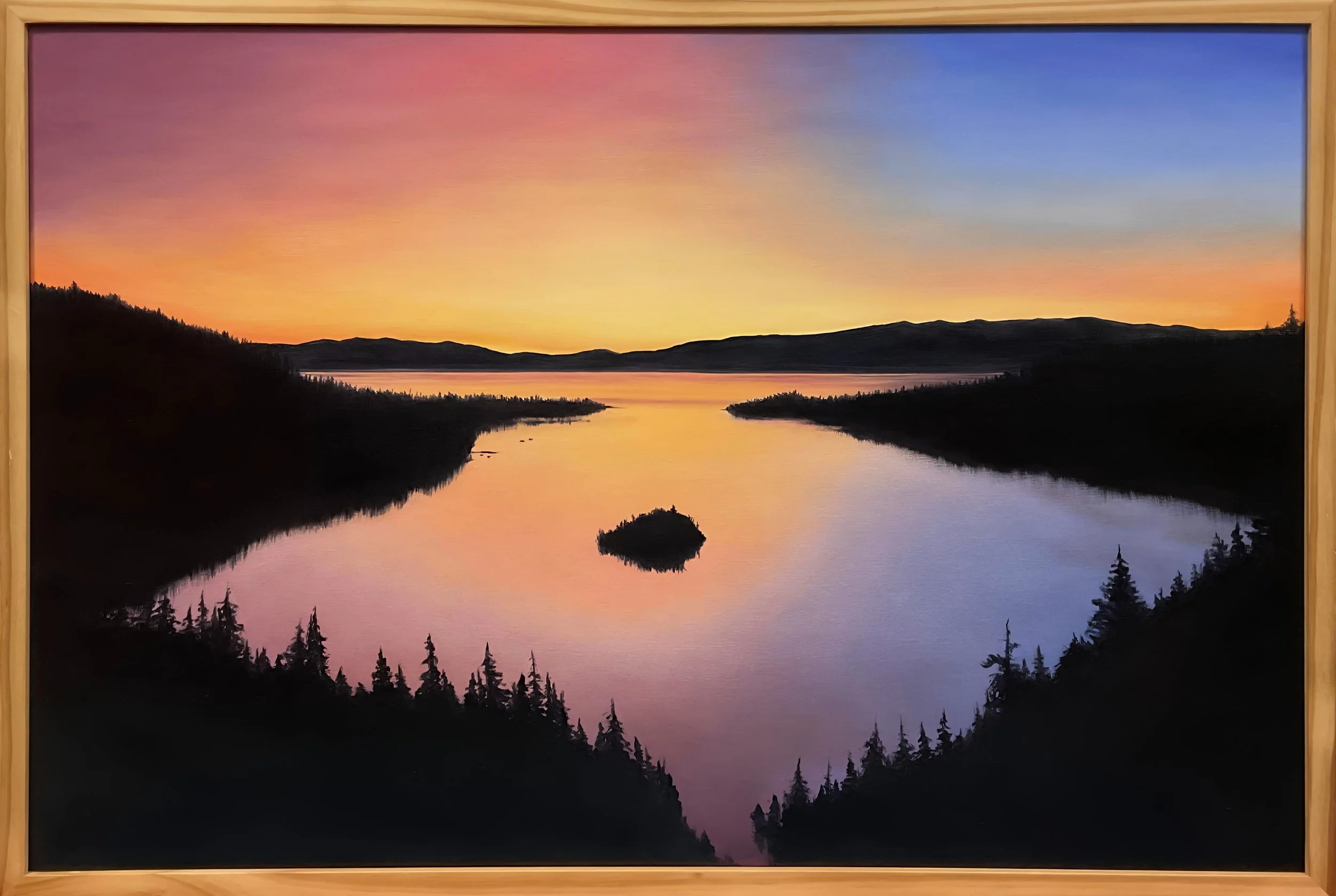 Sound Of Silence | 24" x 36" (91.44 x 60.96 cm) | Oil On Canvas | Framed