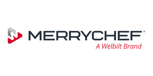 Merrychef logo with the slogan 'A Welbilt Brand'