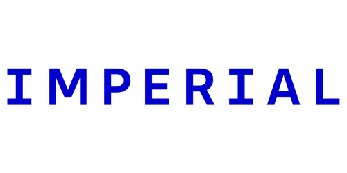 The word 'IMPERIAL' written in bold blue capital letters on a white background.