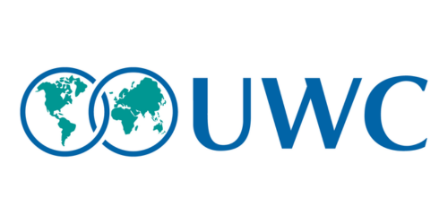 UWC logo with two overlapping world map icons and the letters UWC.