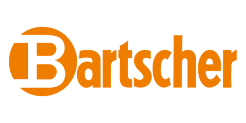 Bartscher logo with orange text and circular design.