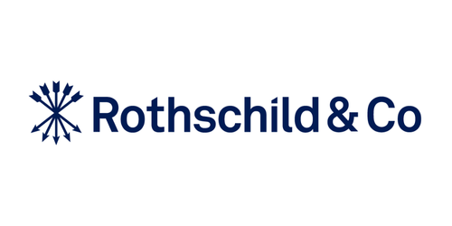 Rothschild & Co logo with a stylized compass rose symbol to the left of the company name