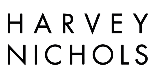 Harvey Nichols logo in black text on a white background.
