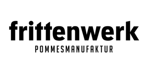 Text that says "frittenwerk" with smaller text below that says "Pommesmanufaktur".