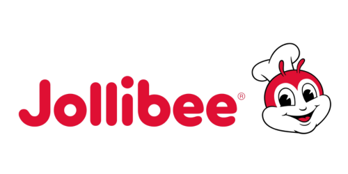 Jollibee logo with a cartoon bee mascot smiling