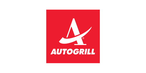 Autogrill logo with stylized letter A in a red square