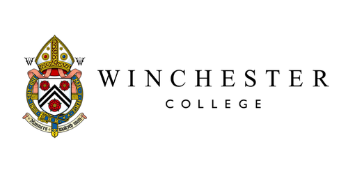 Winchester College logo with crest and text.
