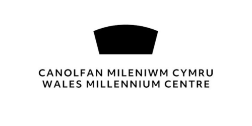 Logo of Canolfan Mileniwm Cymru Wales Millennium Centre.
