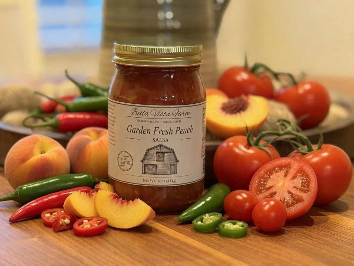 Garden Fresh Peach Salsa