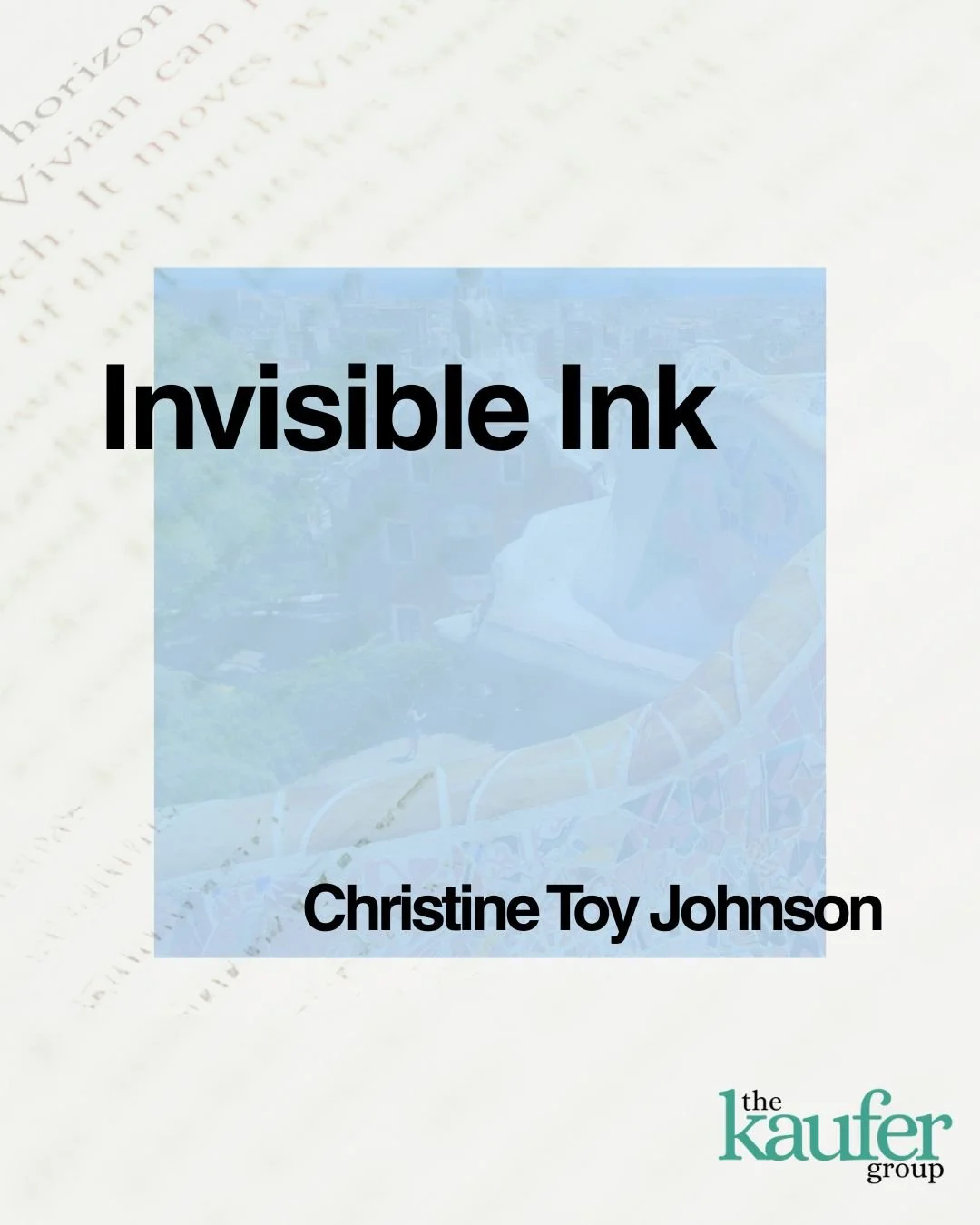 Isabelle, an Asian American novelist, begins to write a new book about her family’s history and witnesses the words erasing themselves.

Robby, a Broadway Scenic Designer facing looming deadlines on his newest project taking place in Spain, cannot ev