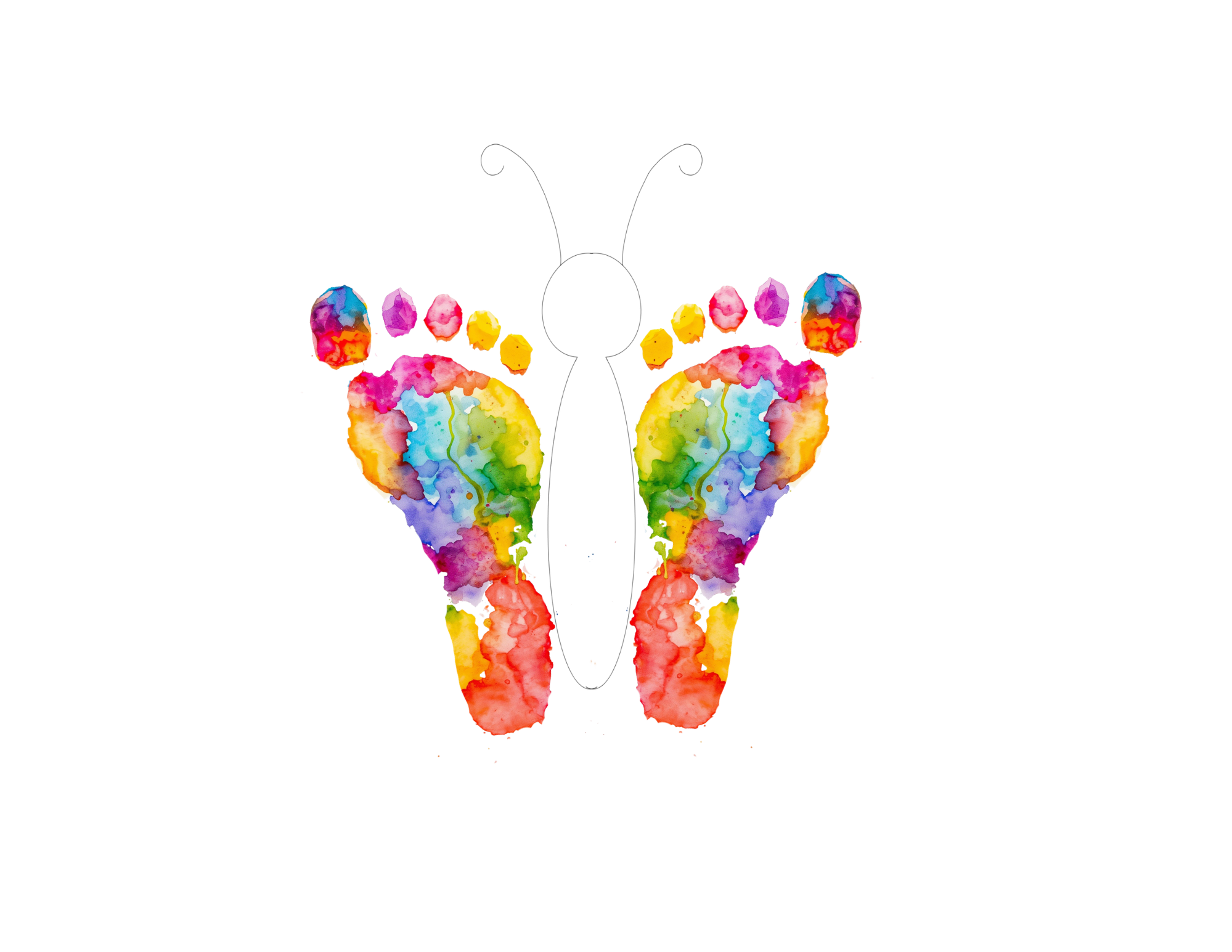 Little footsteps-and the butterfly
