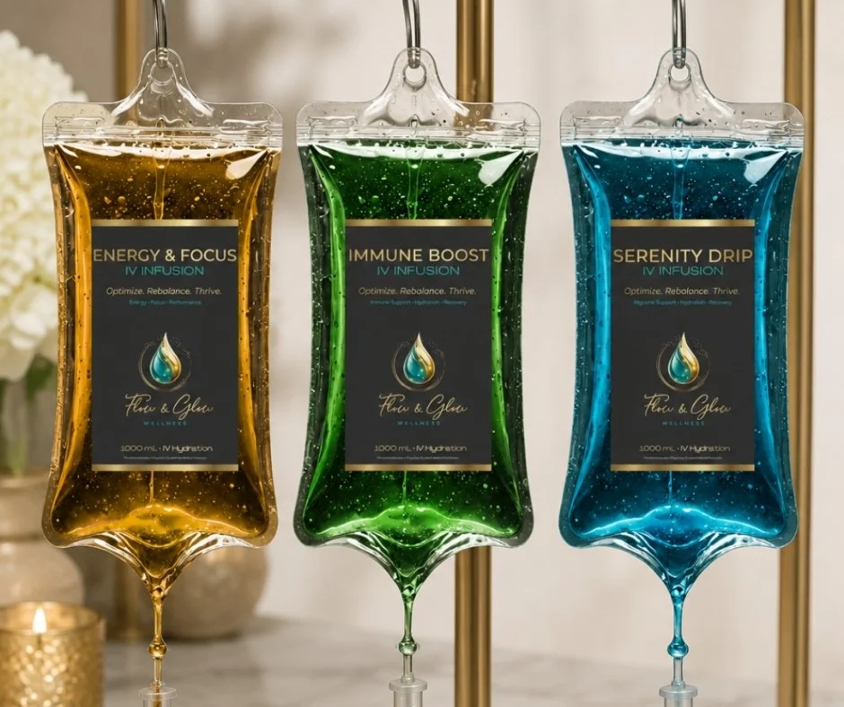 Mobile IV therapy and vitamin hydration treatments at Flow & Glow Wellness serving Palm Beach, Wellington, and Royal Palm Beach Florida.