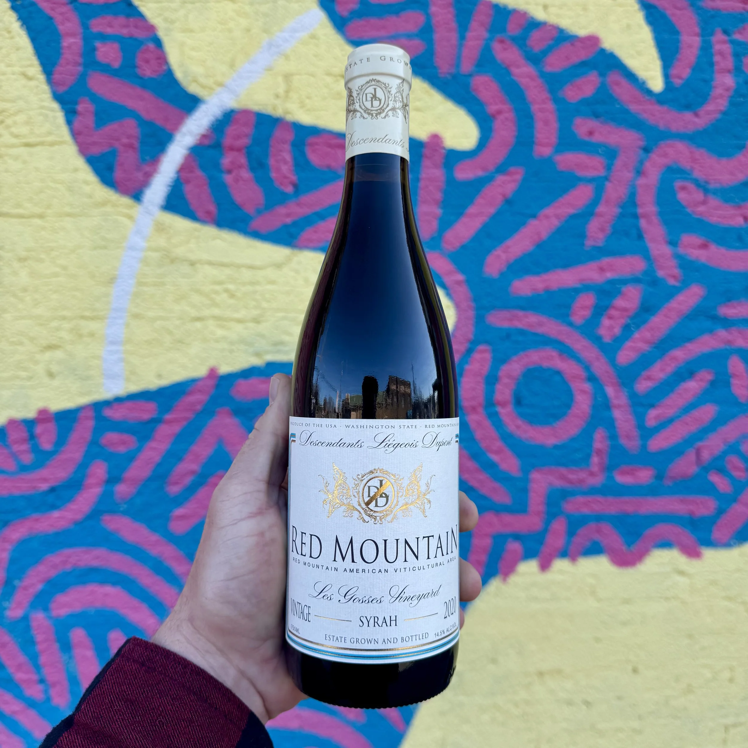 Descendants Liegeois Dupont 'Les Gosses Vineyard', Syrah, Red Mountain 2020