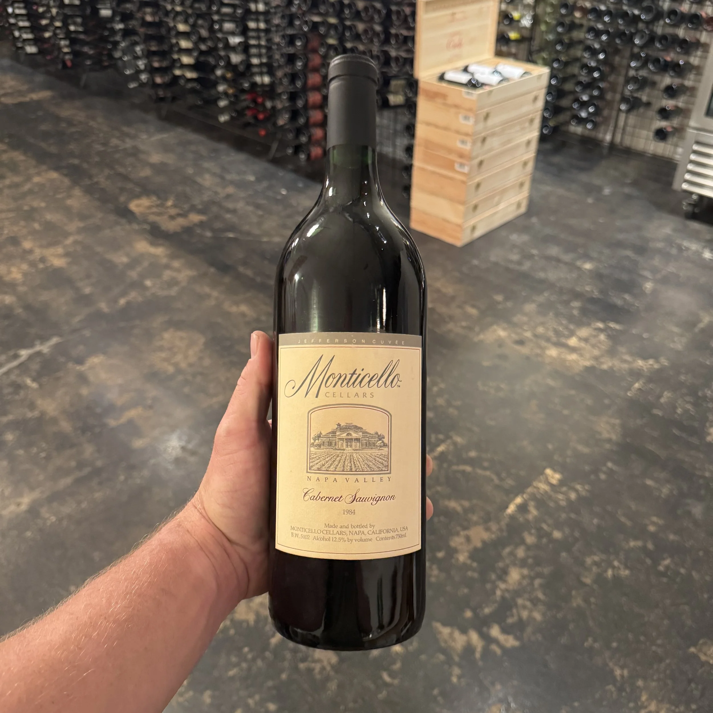 Monticello Cellars 'Jefferson Cuvée' 1.5L, Cabernet Sauvignon, Napa 1984