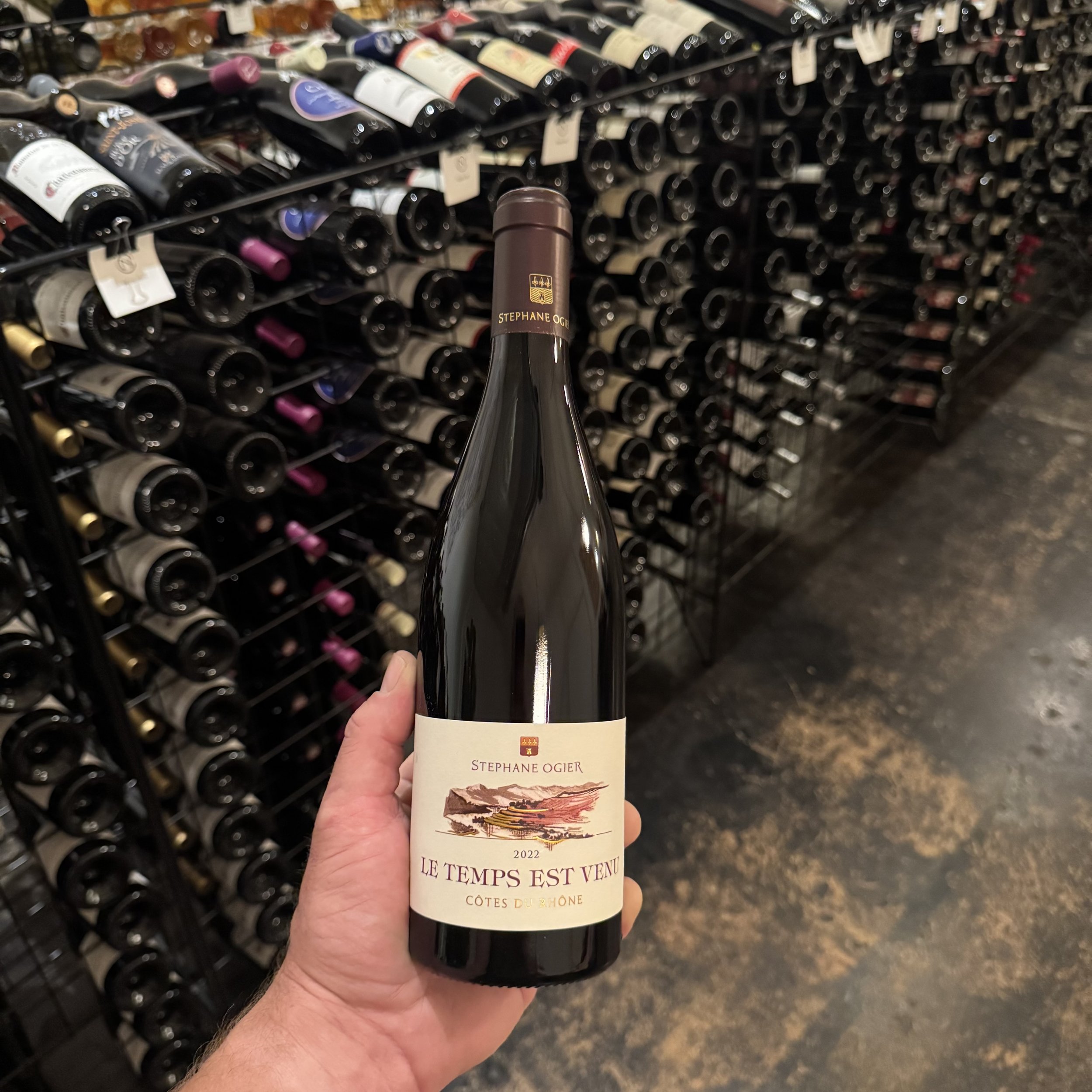 Stephane Ogier 'Le Temps Est Venu', Côtes du Rhône 2022