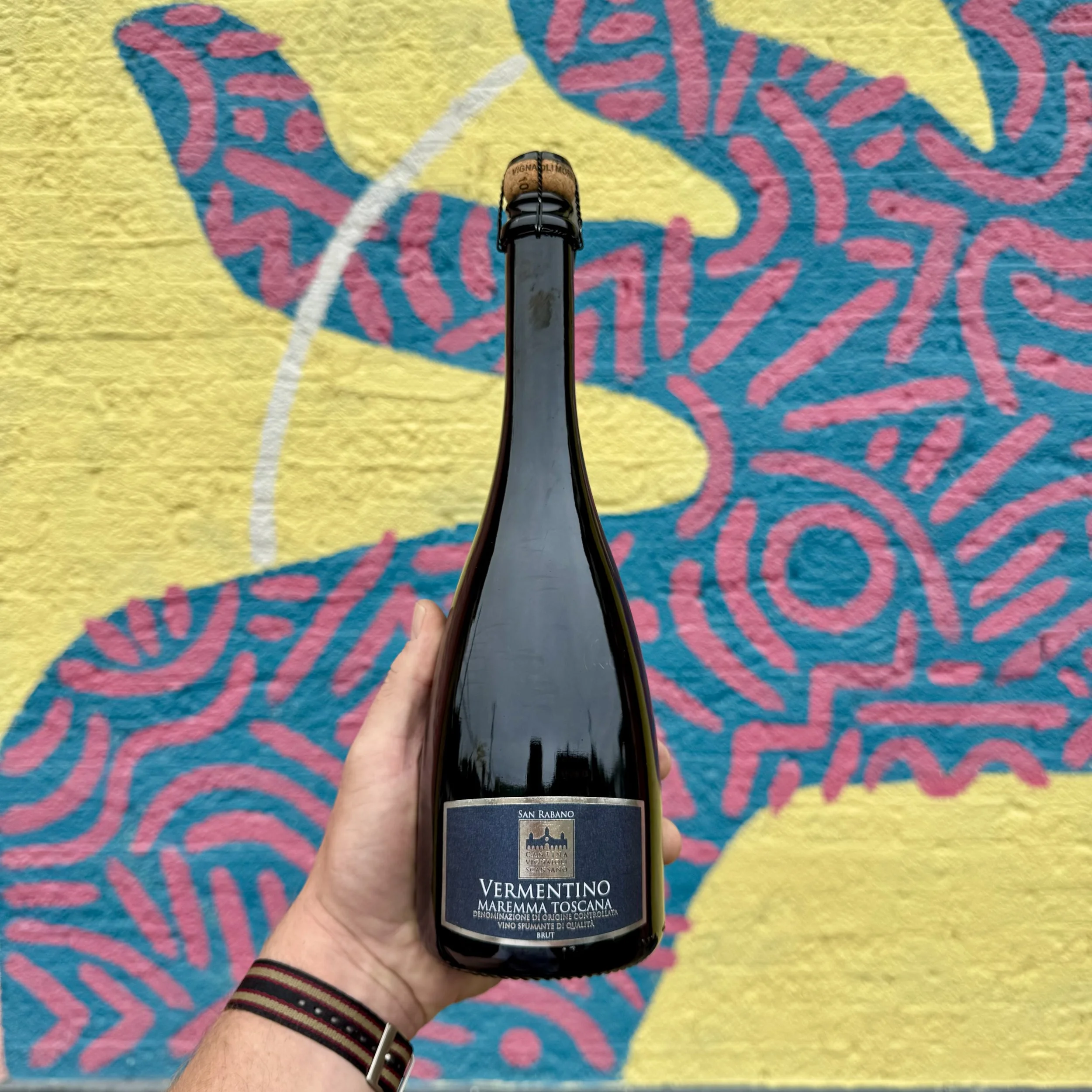 Catina Vignioli Scansano 'San Rabano Brut', Vermentino Maremma Toscana DOC NV