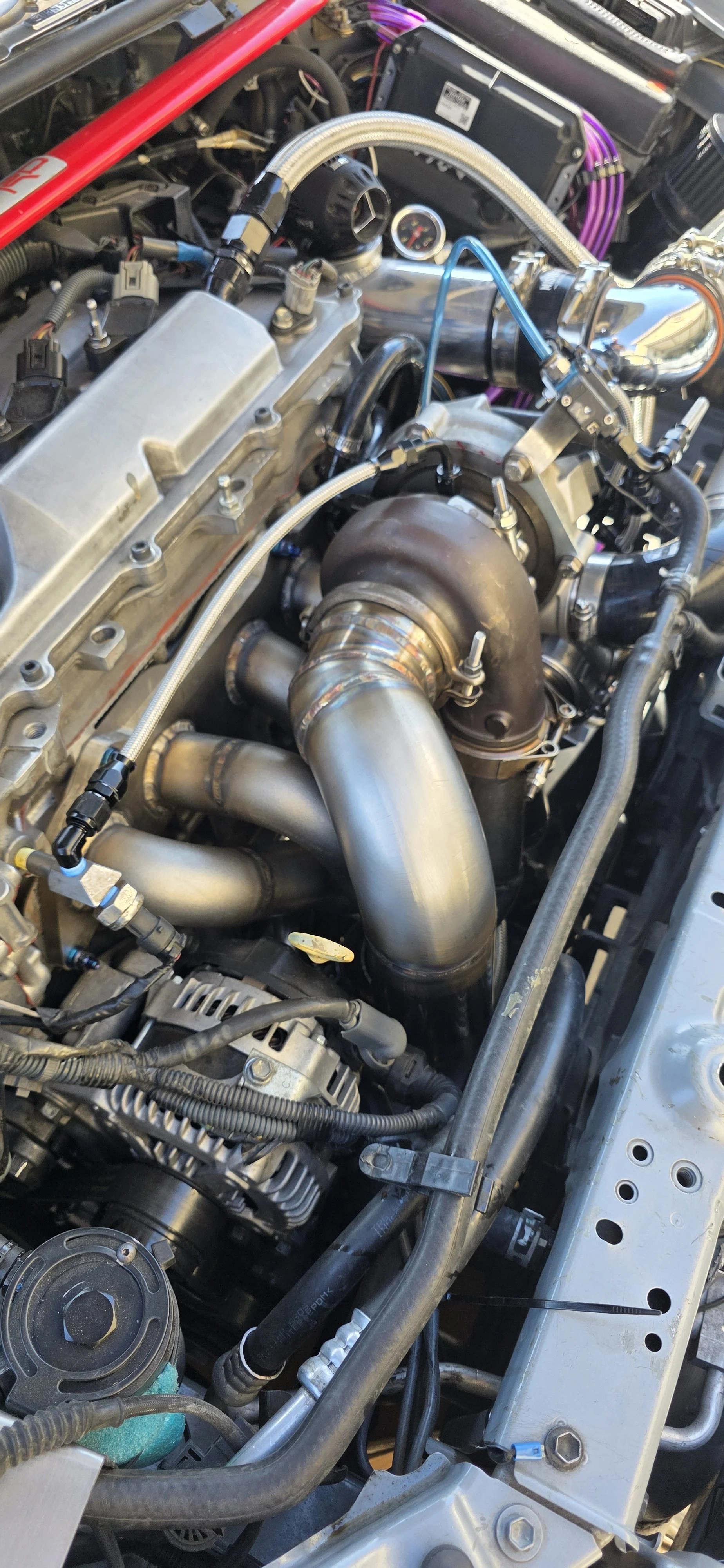 1AR/2AR Top mounted Turbo Manifold