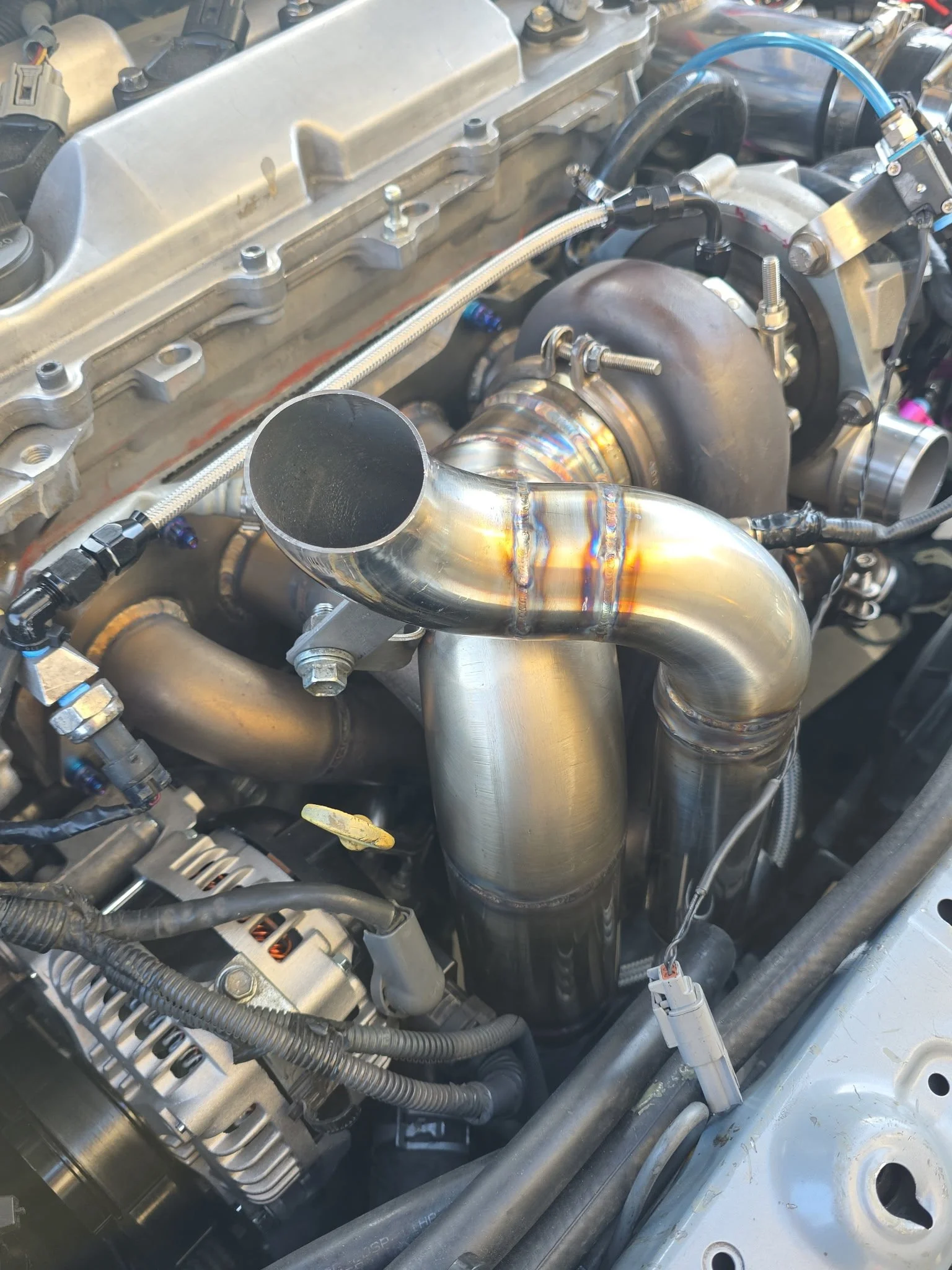 1AR/2AR Twin Scroll Top Turbo Manifold