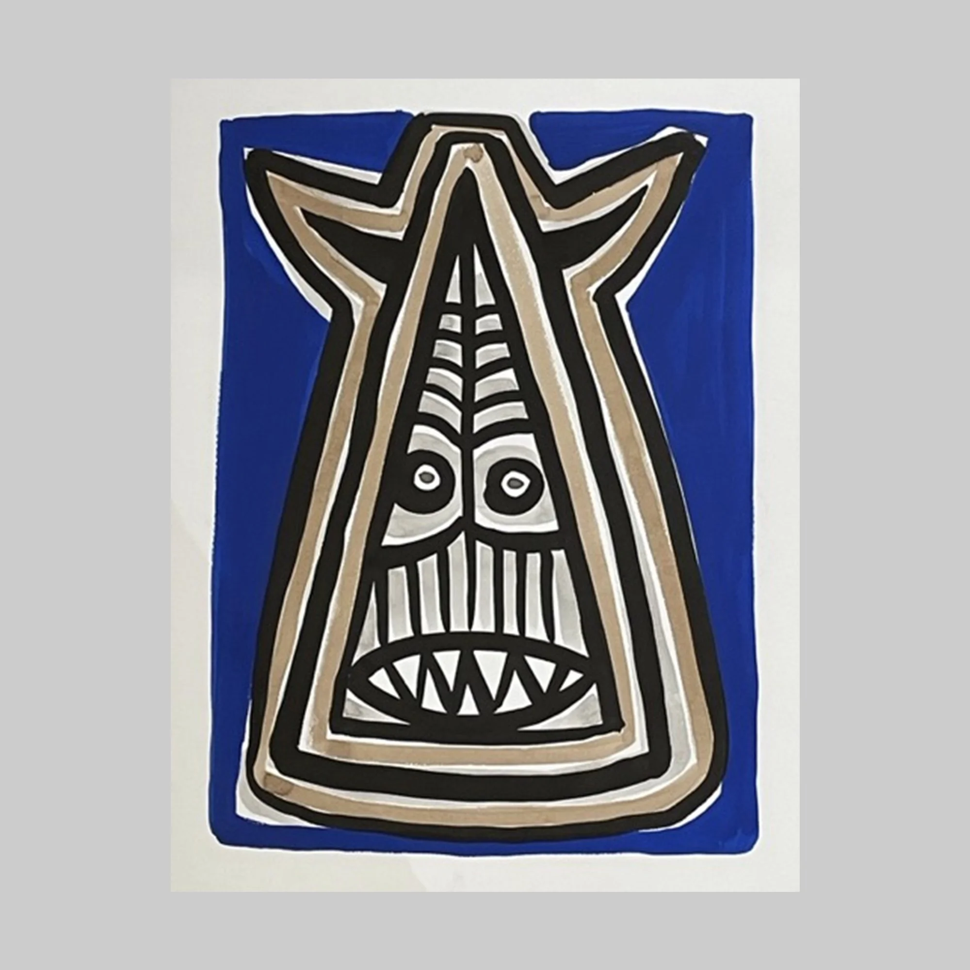 Masque à cornes