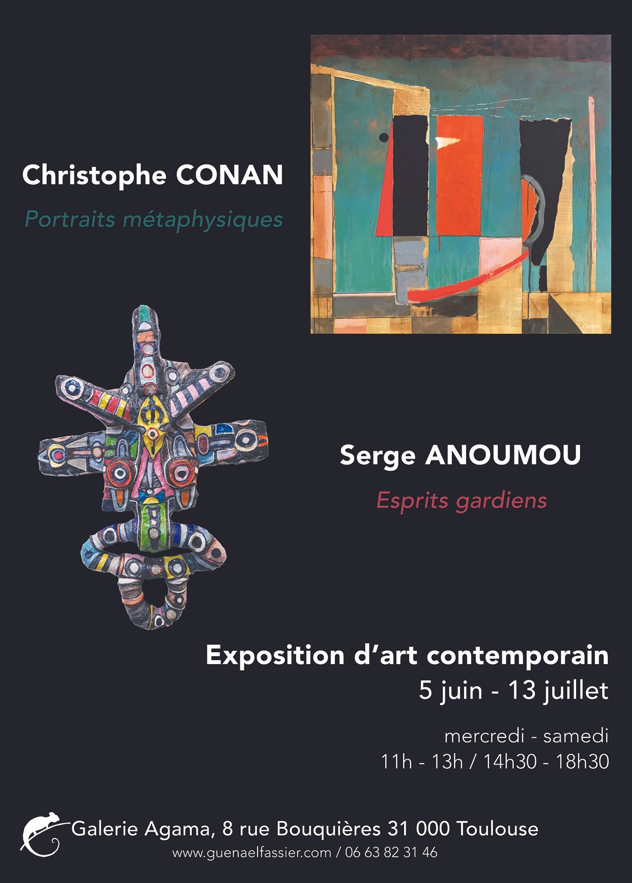 Exposition Christophe CONAN et Serge ANOUMOU