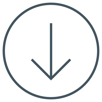 arrow down icon