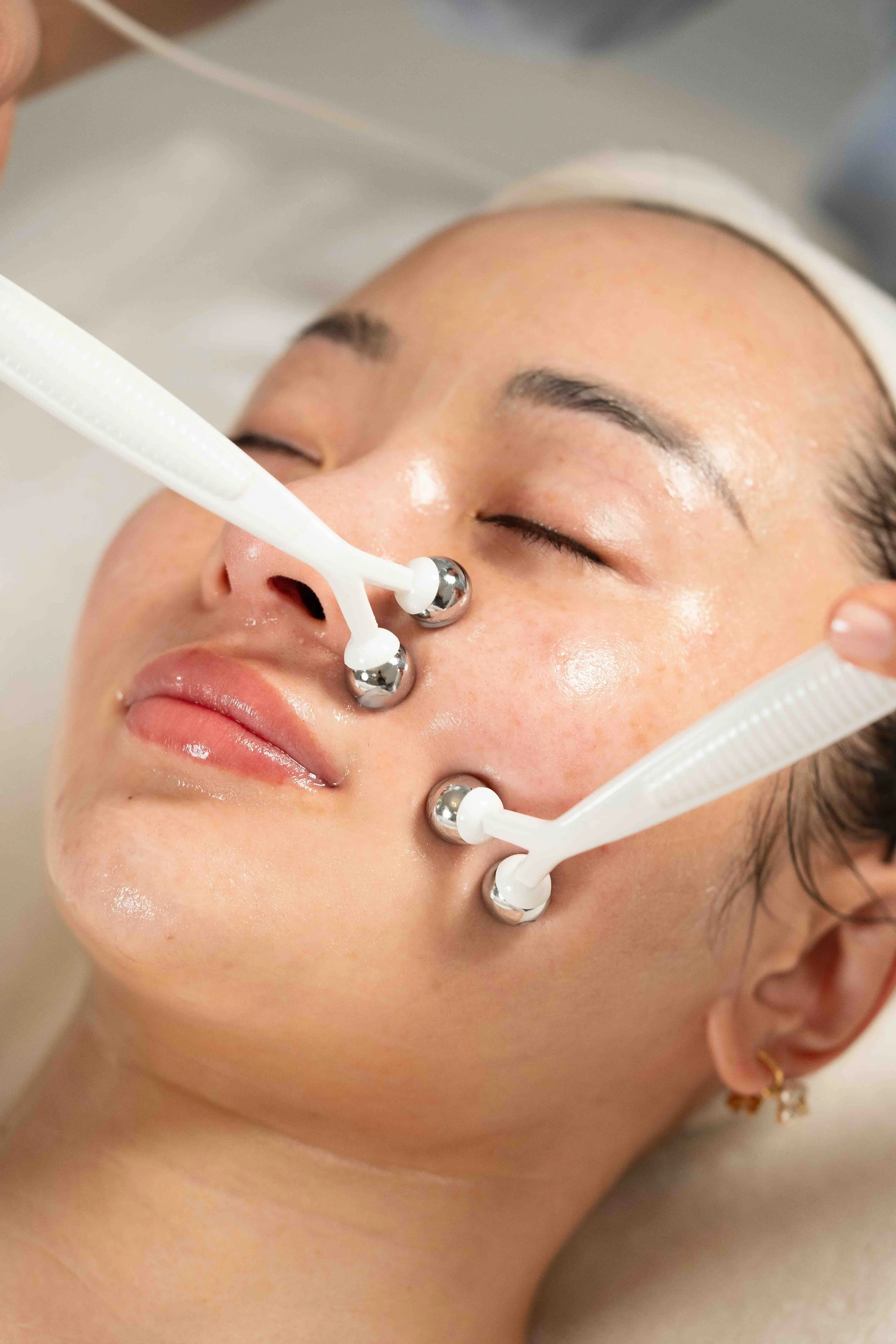 client getting facials new orleans