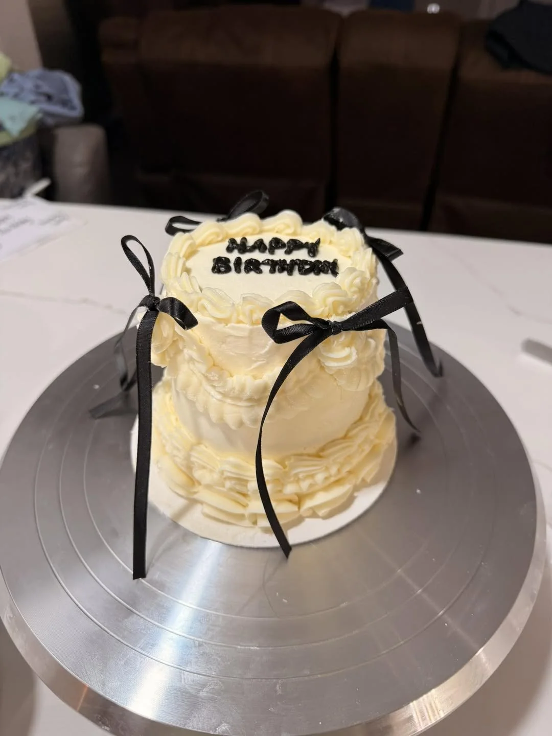 Vintage Birthday Cake