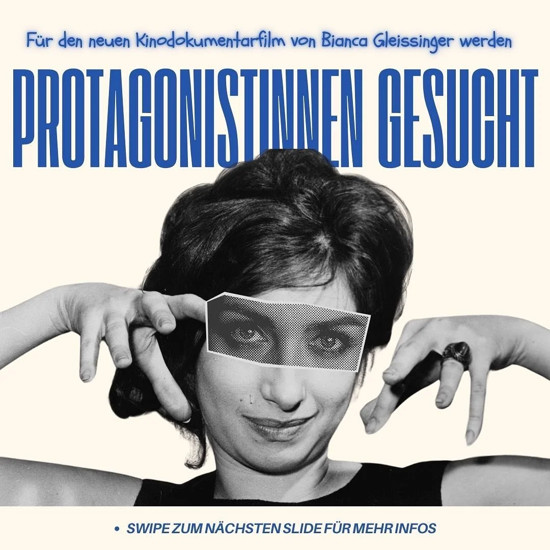 Dokumentarfilm-Protagonistinnen gesucht! 

Gesucht werden Frauen, die zwischen 1956 und 1965 geboren sind und etwas zu erz&auml;hlen haben 👸🏽💃🧡🗣️💭💬

Interesse? Wir freuen uns &uuml;ber Mails an projekte@hu-film.de 

Vorgespr&auml;che mit Regis