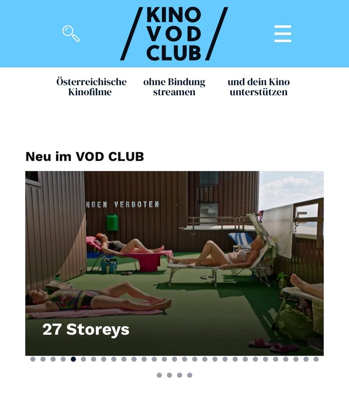 AB SOFORT IM ONLINE-STREAM VERF&Uuml;GBAR - Schaut euch @27storeys doch einfach gem&uuml;tlich zu Hause auf der Couch an - &uuml;ber @kinovodclub &hearts;️🥂 

Interview &amp; Film-Empfehlungen von Regisseurin @b_bjonkers findet ihr ab sofort auch au