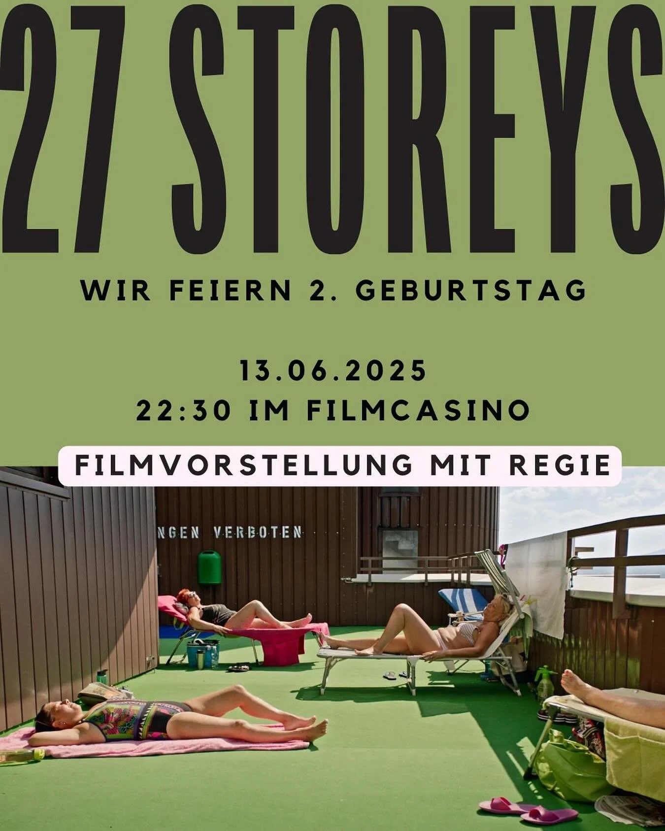 Achtung, Alterlaa NEWS incoming! ✨🎉
K&ouml;nnt ihr euch noch an unseren 1. Geburtstag letztes Jahr erinnern? Und habt ihr uns schon im Kino vermisst? 
Guess what: heuer werden wir 2 und es wird wieder gefeiert! #alterlaaforever 🎂 

Das hei&szlig;t: