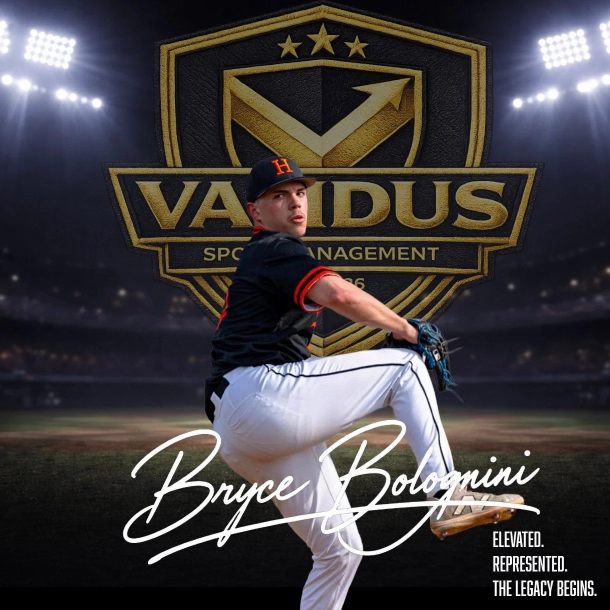 Welcome to the Validus Sport Management family, Bryce Bolognini!

Bryce has officially joined VSM as he begins the next chapter of his baseball career.

After a standout four-year varsity career at Hamilton West High School, Bryce is using this summe