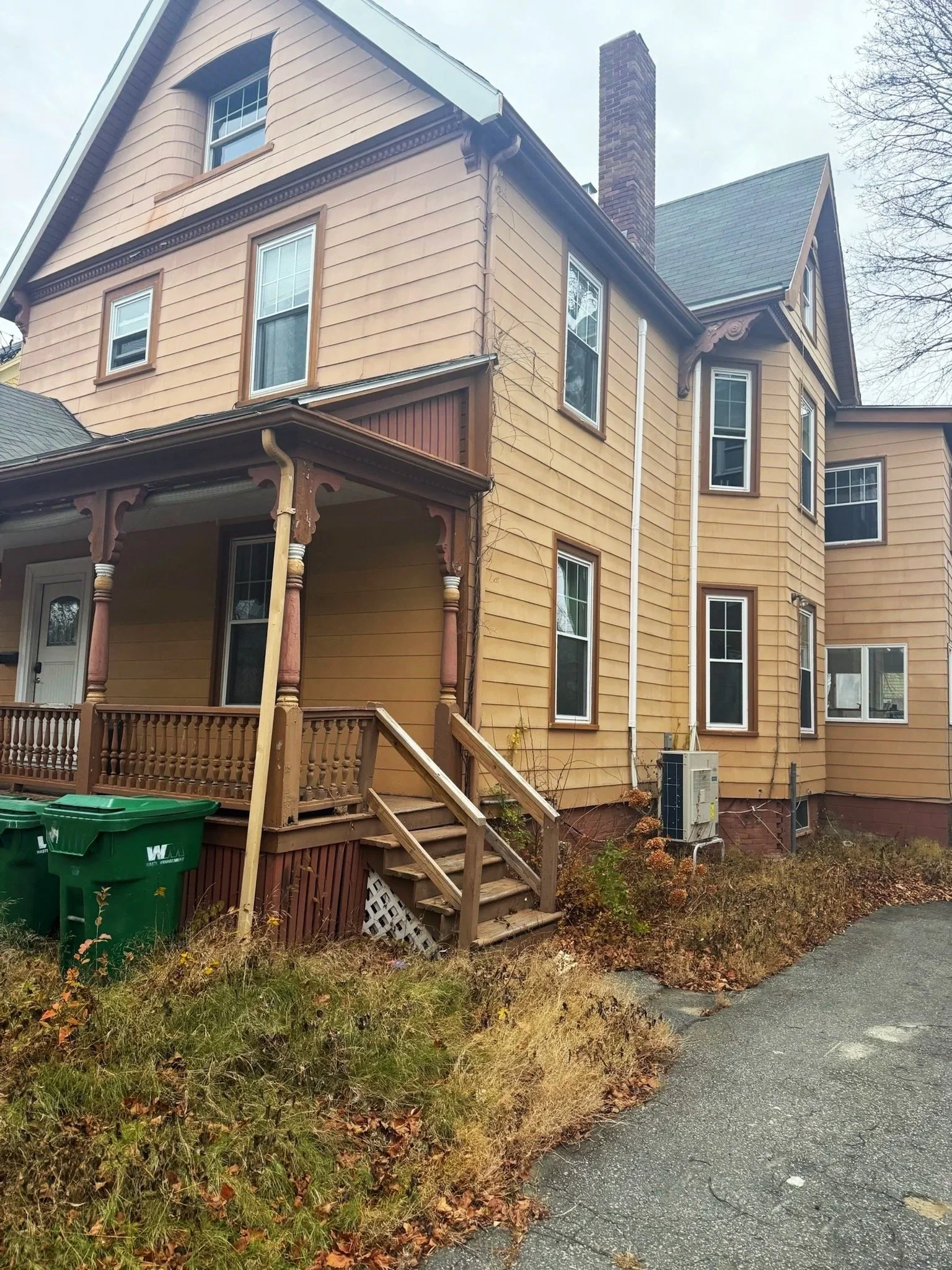 Single family property in West Medford near the commuter rail.