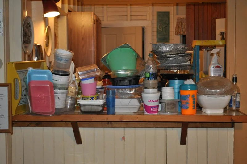 Throw away the plastic