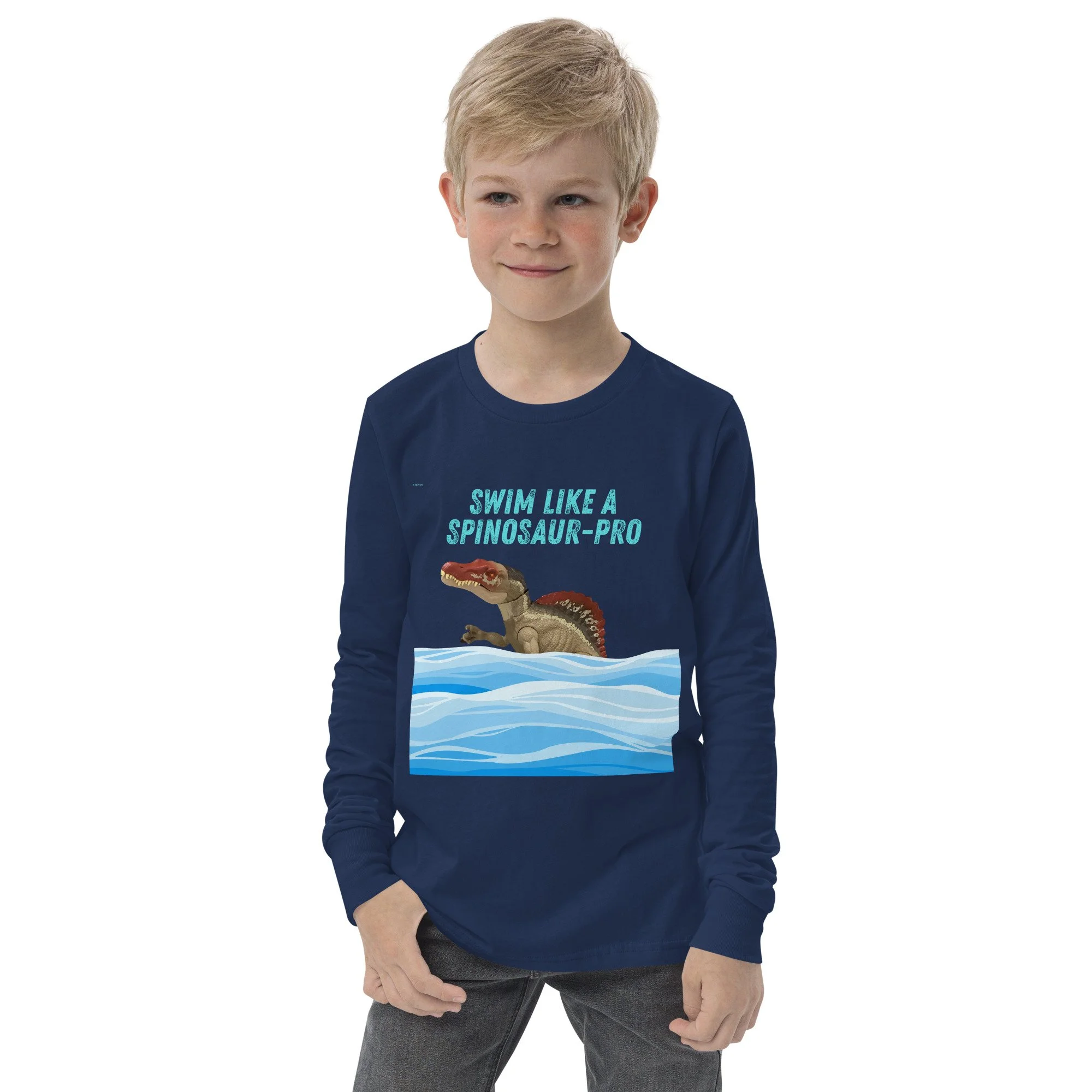 Swim Like a Spinosaur-pro Shirt