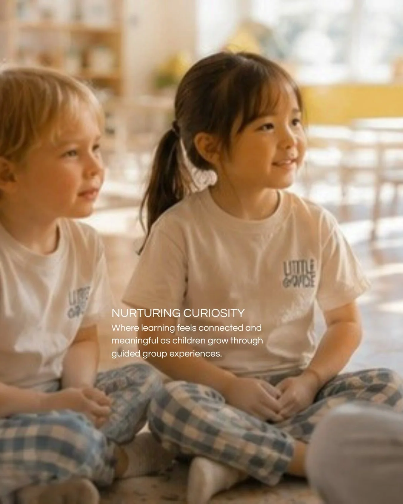 Curiosity grows through connection 🌿 

At Little &amp; Wise, children learn through hands-on exploration, guided group experiences, and meaningful interaction designed for ages 4&ndash;6.