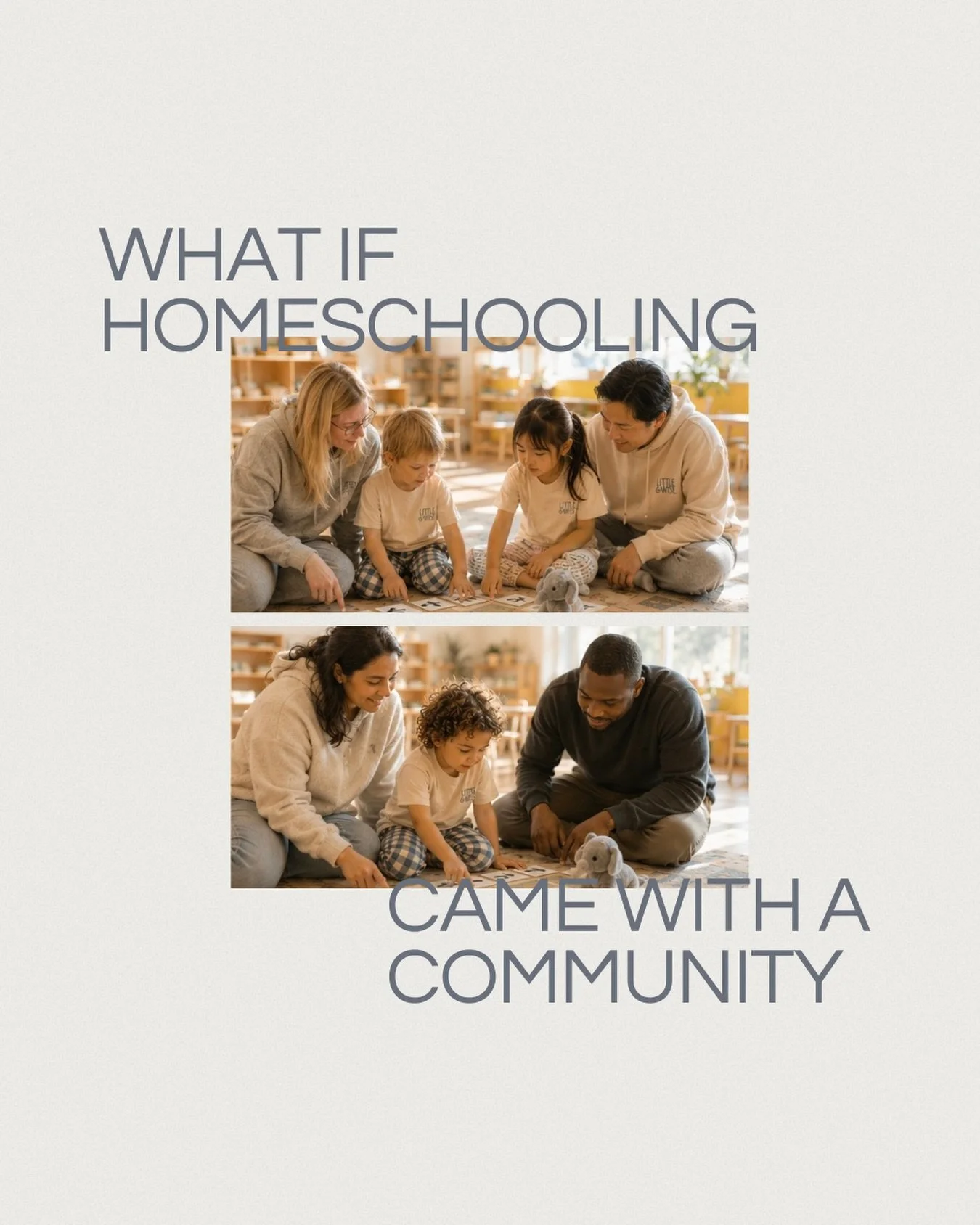 Homeschooling doesn&rsquo;t have to feel isolated. 🌿

In our twice-weekly sessions, children are guided by a qualified early years educator, with a parent present throughout, experiencing a balance of structure, support, and meaningful shared learni